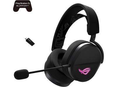 Asus ROG Pelta Wireless Gaming Headset, RF/Bluetooth/USB-C, Aura Sync RGB - Svart#1