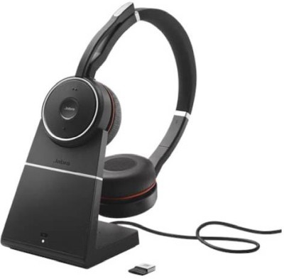 Jabra Evolve 75 SE Link380a MS Stereo, inkl. laddningsställ - Svart