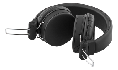 Streetz HL-W200 headset, 3,5mm, vikbara, 1,5m - Svart#2
