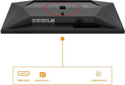 23,8" AOC 24G4HA, Fast IPS 1920x1080, 1 ms, 200Hz G-Sync, höjdjusterbar, pivot, 2xHDMI/DP, högtalare#8