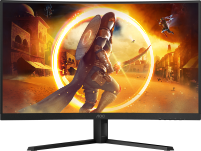 31.5" AOC CQ32G4VE, Curved Fast VA 2560x1440, 0.5 ms, 180Hz Adaptive-Sync, 1500R, 2xHDMI/DP Black/Grey#1