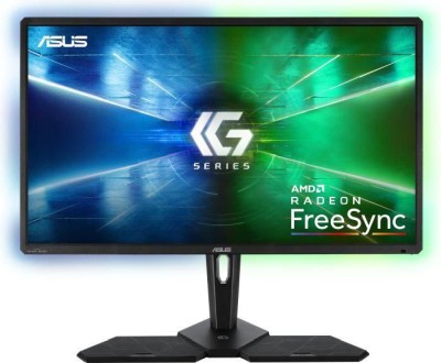 31.5" Asus CG32UQ, VA 4K/3840x2160, 5 ms, HDR600, höjdjusterbar, 3xHDMI/DP, högtalare, USB 3.2-hubb, Halo Sync RGB