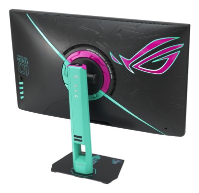 27" Asus ROG Strix XG27ACMEG-G Hatsune Miku, Fast IPS 2560x1440, 1 ms, 260Hz G-Sync, HDR10, höjdjusterbar, pivot, HDMI/DP/USB-C 15W#3