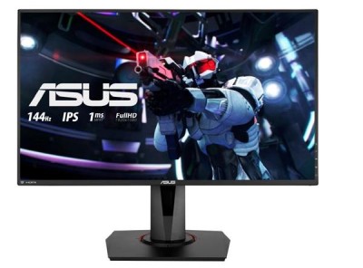 27" Asus VG279Q, IPS 1920x1080, 1 ms, 144Hz FreeSync, höjdjusterbar, pivot, DVI/HDMI/DP, högtalare