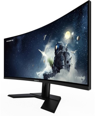 34" Gigabyte G34WQCP, Curved VA 3440x1440, 1 ms, 180Hz FreeSync Premium, 1500R, HDR400, höjdjusterbar, 2xHDMI/DP, USB 3.2-hubb, högtalare#2