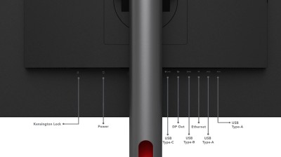 27" Lenovo ThinkVision P27h-30, IPS 2560x1440, 4 ms, höjdjusterbar, pivot, HDMI/2xDP/USB-C 100W, LAN, USB 3.2-hubb#5