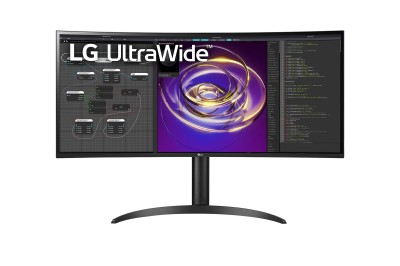34" LG 34WP85CN, Curved IPS 3440x1440, 5 ms, 75Hz, HDR10, 1900R, höjdjusterbar, 2xHDMI/DP/USB-C 90W, USB 3.0-hubb, högtalare