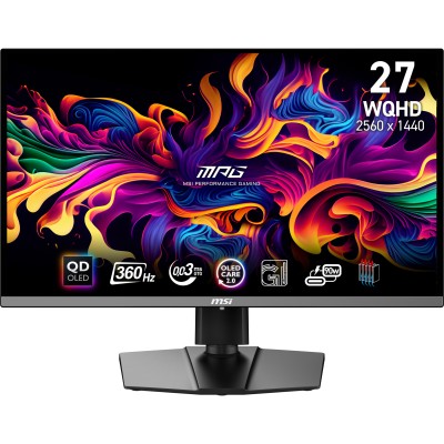 27" MSI MPG 271QRX, QD-OLED 2560x1440, 0.03 ms, 360Hz FreeSync Premium Pro, HDR400, höjdjusterbar, pivot, 2xHDMI/DP/USB-C 90W, USB 2.0-hubb#1