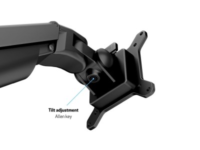 Bordsfäste Multibrackets M VESA Gas Lift Arm Single HD, max 21kg - Svart#6