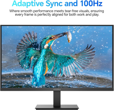 KOORUI E2412F 24-tums PC-skärm, FHD 1 920 x 1080 100Hz bildskärm,
Adaptive Sync HDMI 1.4, Eye Care, lutande från -5° till 15°, VESA 100 x 100
mm#2
