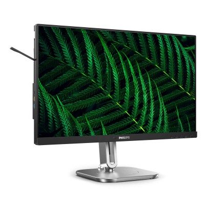 23.8" Philips 24B2G5200, IPS 1920x1080, 4 ms, 100Hz, höjdjusterbar, pivot, VGA/HDMI/DP, högtalare, USB 3.2-hubb#1