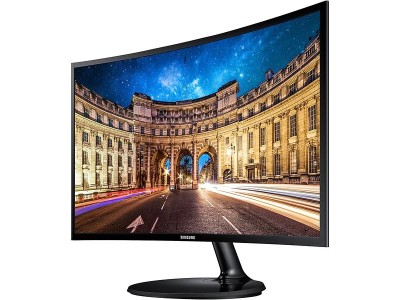 Samsung C24F390FH 23,5" curved monitor, 1920x1080, 16:9, 5MS, svart