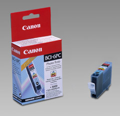 Canon BCI-6PC, Foto Cyan, 13 ml