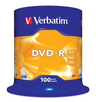 DVD-R media Verbatim 4.7 GB 16X, 100-pack spindel#2