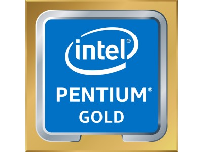 Intel Pentium Gold G6400 2-Core 4-Thread (58W), 4,0 GHz, LGA1200, UHD Graphics 610, 4 MB cache, boxad med kylare