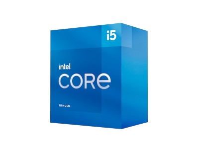 Intel Core i5-11400 6-Core 12-Thread (65W), 2,6/4,4 GHz, LGA1200, UHD Graphics 750, 12 MB cache, boxad med kylare