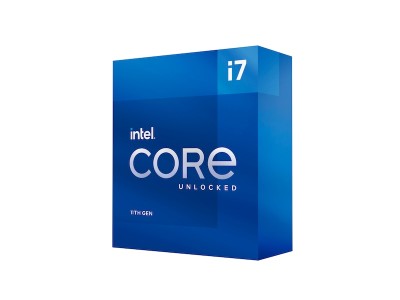 Intel Core i7-11700K 8-Core 16-Thread (125W), 3,6/5,0 GHz, LGA1200, Iris Xe Graphics, 16 MB cache, boxad utan kylare
