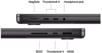 Apple MacBook Pro 14 tum, M5 10-Core CPU 10-Core GPU, 24 GB minne, 512 GB SSD - Rymdsvart#3