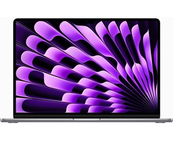 Apple MacBook Air 15.3 tum, Apple M2 8-core CPU 10-core GPU, 16 GB, 256 GB SSD, 70W strömadapter - Rymdgrå
