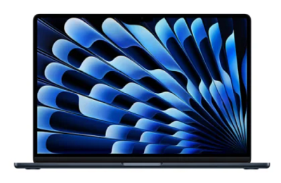 Apple MacBook Air 15.3 tum, Apple M4 10-core CPU 10-core GPU, 32 GB, 512 GB SSD, 35W strömadapter - Midnatt