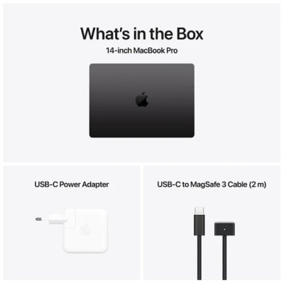 Apple MacBook Pro 14 tum, M4 10-Core CPU 10-Core GPU, 16 GB minne, 1 TB SSD - Rymdsvart#4