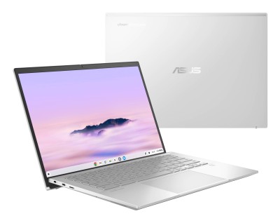 Asus Chromebook CX5403CMA-QM0166W, 14" QHD+ IPS matt, Intel Core Ultra 5 115U, 8 GB, 128 GB SSD, WiFi 6, bakbelyst tangentbord, Chrome OS