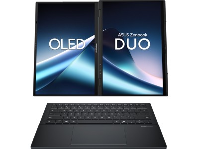 Asus Zenbook Duo UX8406CA-PZ068X, Dual 14" 3K OLED touch 120Hz, Intel Core Ultra 9 285H, 32 GB, 2 TB PCIe SSD, WiFi 6E, bakbelyst tangentbord, Win11 Pro#1