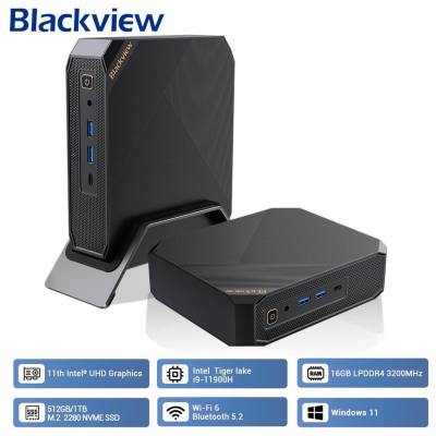 Blackview MP200 Mini PC i9-11900H 16GB 1TB Windows 11 Pro
