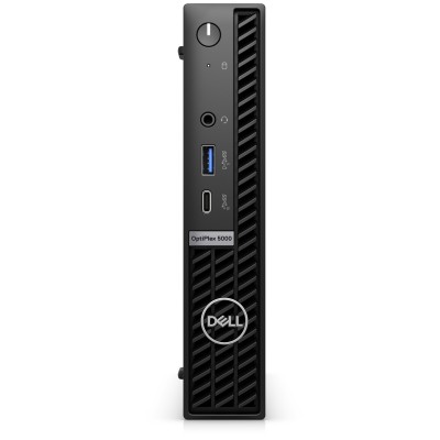 Dell Optiplex 5000 Micro MFF, Intel Core i5-12500T, 16 GB, 256 GB SSD, WiFi 6E, Bluetooth, Win11 Pro, inkl. tangentbord och mus, 1 års på-platsen-garanti
