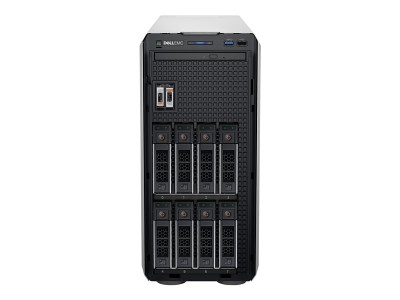 Dell PowerEdge T350, Intel Xeon E-2314 4-Core, 16 GB RAM, 1 TB HDD, 8x3.5" Hot-Swap, PERC H355, 3 års på-platsen-garanti NBD#2
