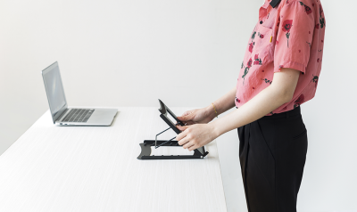 DELTACO Office, Foldable Laptop/Tablet Stand, 5 positions#5