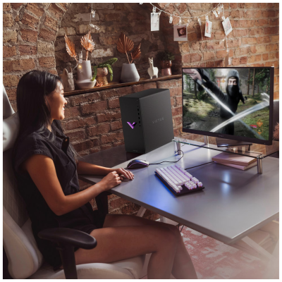 VÅRKAMPANJ! HP Victus 15L R5-5/8/512/RX6400 stationär dator gaming (Köp till 24" IPS skärm för endast 1.490:-)#4