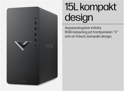HP Victus  Stationär Gamingdator med Intel® Core™ i5-12400, 16GB RAM, 512GB SSD samt NVIDIA® GeForce® RTX 3050 8GB#4