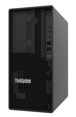 Lenovo ThinkSystem ST45 V3 Tower, AMD EPYC 4344P 8-Core, 1x32 GB RAM, 2x960 GB Micron 5400 Pro SSD, utan operativsystem