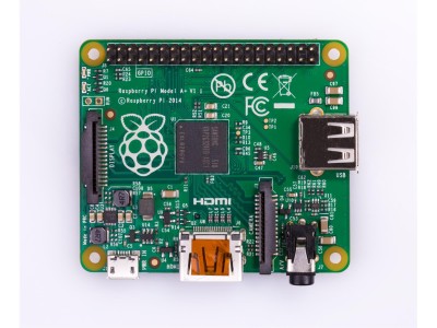 Raspberry Pi 3 model A+, enkortsdator, 512MB RAM, 1,4GHz Quad Core CPU, HDMI, 3,5mm, RJ45, 4xUSB, MicroSD-kortläsare, WiFi, Bluetooth#2