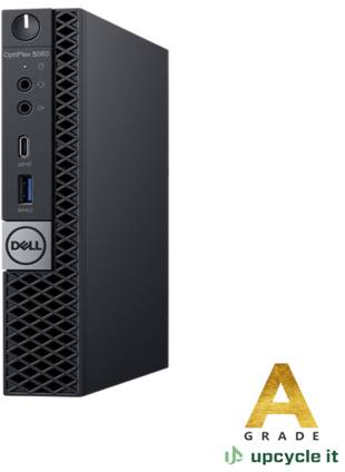 Dell Optiplex 5060 Micro MFF, Intel Core i5-8500T, 16 GB, 256 GB SSD, Win11 Pro, Refurbished Grade A