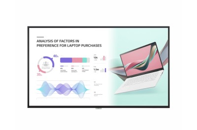 65" LG 65UH5J-H, IPS 4K/3840x2160, 24/7-drift, högtalare, LAN/WiFi, WebOS