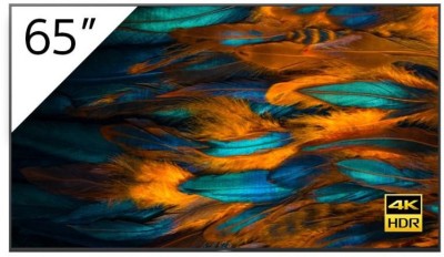 65" Sony FW-65BZ40H, VA 4K/3840x2160, LAN/WiFi, Android, AirPlay, högtalare, 24/7-drift