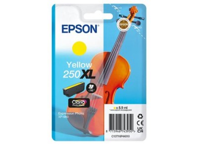 Epson 250XL Gul, 8,9ml