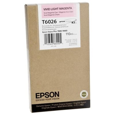 Epson Stylus 7880/9880 Vivid Ljus Magenta (T6026), 110 ml