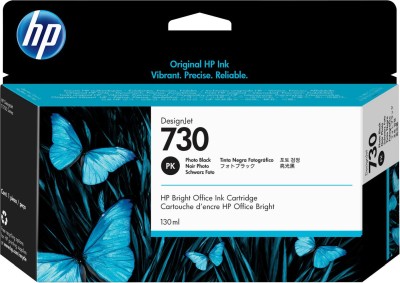 HP 730 Foto Svart, 130 ml