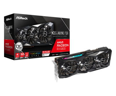ASRock Radeon RX 6800 Challenger Pro OC 16 GB GDDR6, HDMI/3xDP