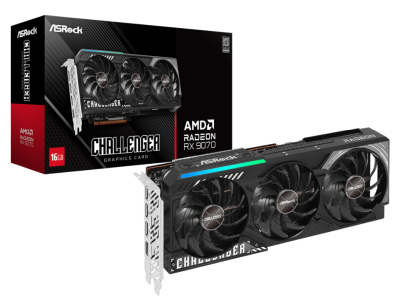 ASRock Radeon RX 9070 Challenger 16 GB GDDR6, HDMI/3xDP