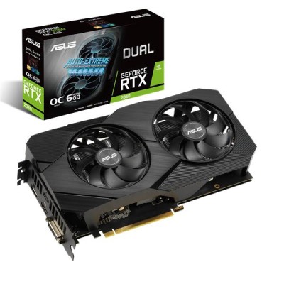 Asus GeForce RTX 2060 DUAL OC EVO 6 GB GDDR6, DVI/2xHDMI/DP#1