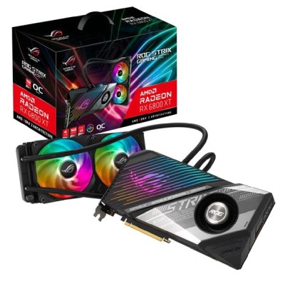 Asus Radeon RX 6800 XT ROG Strix LC OC Gaming 16 GB GDDR6, HDMI/3xDP/USB-C