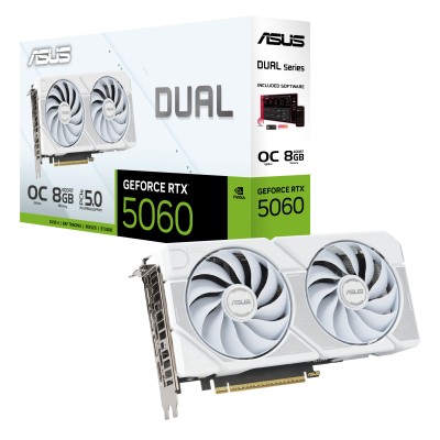 Asus GeForce RTX 5060 DUAL OC WHITE 8 GB GDDR7, HDMI/3xDP#9