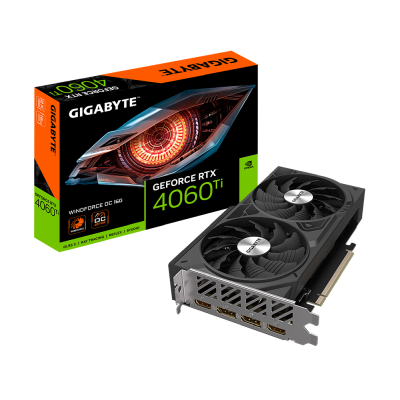 Gigabyte GeForce RTX 4060 Ti Windforce OC 16 GB GDDR6, 2xHDMI/2xDP#1