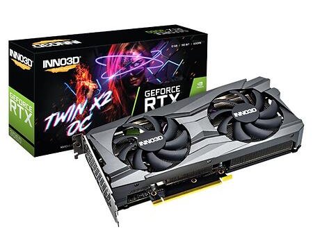 Inno3D GeForce RTX 3060 Twin X2 OC (LHR) 12 GB GDDR6, HDMI/3xDP