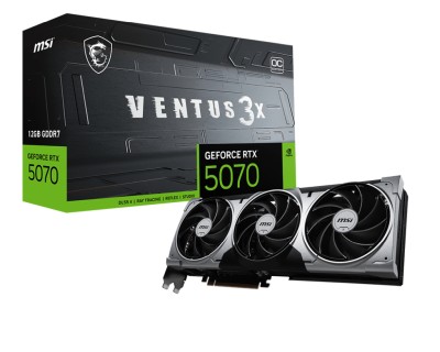 MSI GeForce RTX 5070 VENTUS 3X OC 12 GB GDDR7, HDMI/3xDP#1