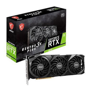 MSI GeForce RTX 3070 VENTUS 3X PLUS OC (LHR) 8 GB GDDR6, HDMI/3xDP